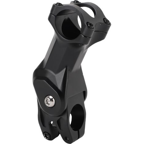 Potence de vélo 31,8 mm en alliage d'aluminium noir avec amortisseur, pour vélo de route et VTT (1/5)