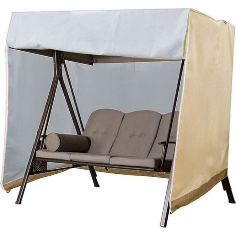 Housse De Balancelle De Jardin,Couverture De Protection Balançoire Extérieu, Imperméable Bâche De Balancelle Anti-UV (160x120x170cm)