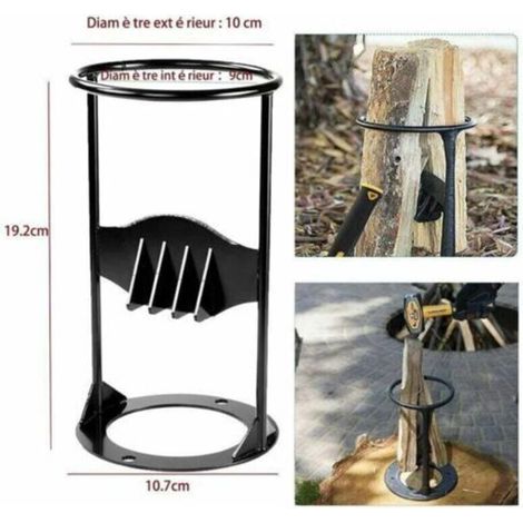 Heavy-duty wood splitter, manual protocol, wood splitter made from lightweight firewood, kindling wood splitter, suitable for outdoor family camping, small size,TRIME (1/4)