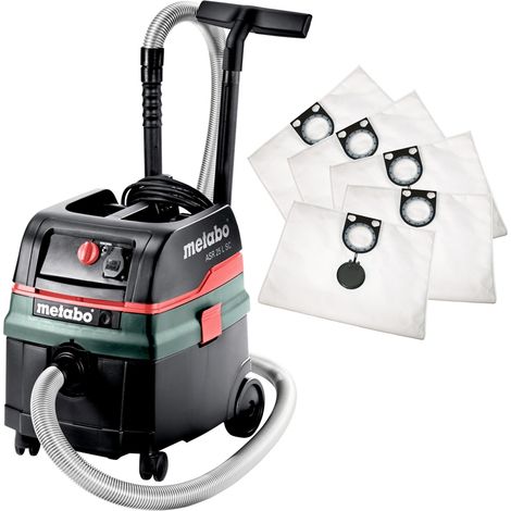 Metabo Allessauger ASR 25 L SC Nass Trocken Industriesauger 5x Vliesbeutel extra (1/5)