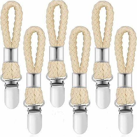 Set of 6 towel holders, towel clips, towel racks, dishcloth clips for the kitchen, bathroom and home - AquaForge (1/5)