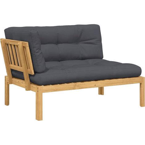 Maison Exclusive - Divano Angolare su Pallet Giardino con Cuscini Massello Acacia (1/5)