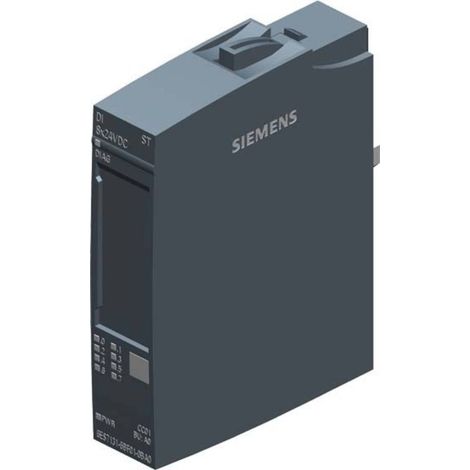 Simatic ET 200SP, Modulo di ingressi digitali, DI 8x 24VDC Standard, Tipo di ingresso 3 (IEC 61131), Sink Input (1/3)