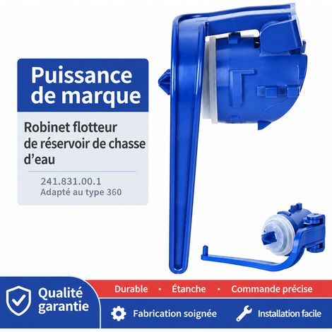 Kit module d'arrêt d'eau Geberit Typ360 pour robinet flotteur WC emballage en sachet 13 × 12 × 5 cm 30 g – Livraison gratuite (1/5)