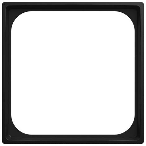 Busch-Jaeger Tapa central 50x50 mm negro mate - Busch-balance® SI (1746-915-101), 2CKA001726A0240