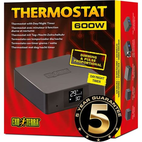 Termostato Exo Terra 600W per terrario rettili (1/5)