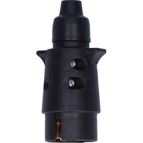 SJLERST Prise de remorque 12V 7 broches, connecteur en laiton, barre de remorquage, Traction pour voiture Standard européenne (1/5)