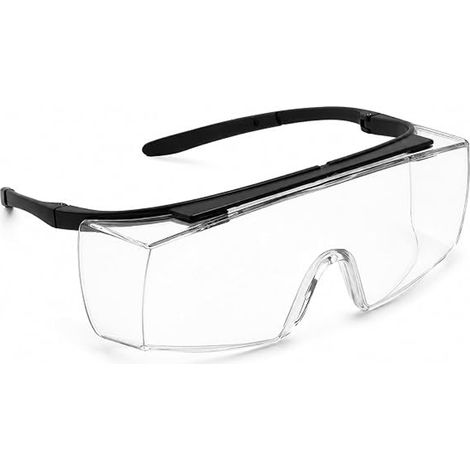 Schutzbrille, UV- und beschlagfrei, aus Polycarbonat, 180° weites Sichtfeld für Labor, Baustelle, Heimwerken, Outdoor-Aktivitäten und Sport (1/5)