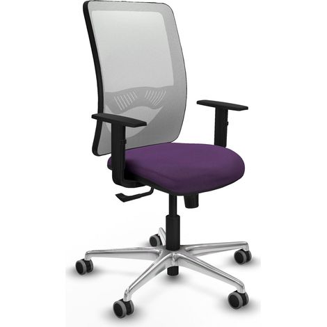 piqueras-y-crespo Silla Zulema mauve confortable para escritorio