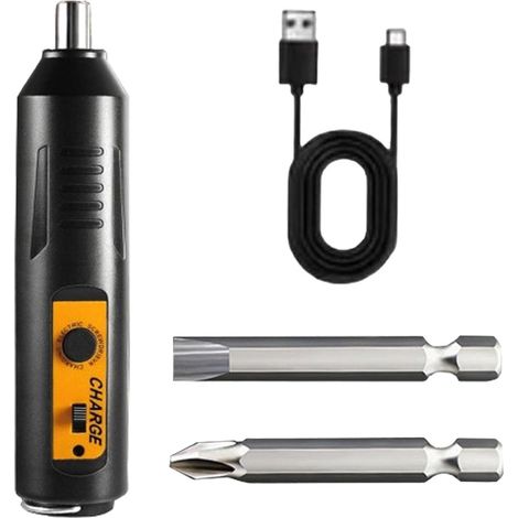 Tournevis électrique portable pour usage domestique, rechargeable par USB, outil de réparation (1/5)