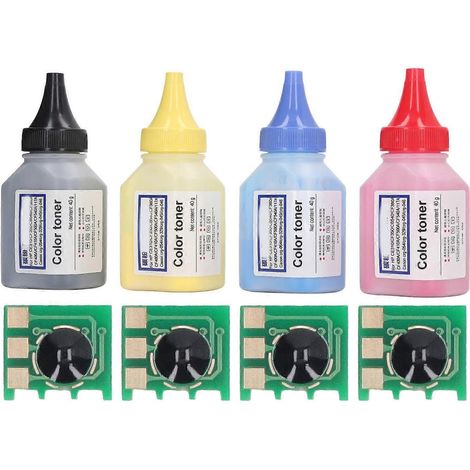 Farbiges schwarzes Tonerpulver-Chip-Set für Drucker CF350A CE310A CRG329 CRG729 CB540 CF210 CRG331 CRG4