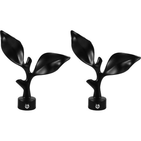 2 embouts décoratifs pour tringle à rideaux (1/5)