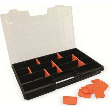 Valigetta Porta Minuteria Tool Box Ferramenta A Scomparti 28,5 X 19 X 3,5 Cm (1/2)
