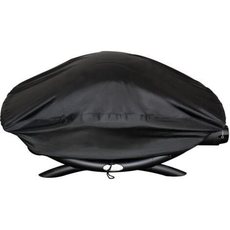 Gas Grill BBQ Suitable Barbecue Covers for Weber Baby Q, Q100 Q120 and Q1000 Gas Grills, Black (1/5)