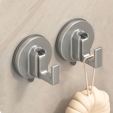 ganchos de ventosa de alta potencia, soporte para toallas, ganchos de ventosa para pared de baño, cocina, ducha, ventana, cristal (1/5)