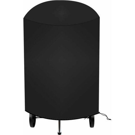 Bâche de protection pour barbecue imperméable, anti UV - 70 x 70 cm - Noir (1/5)
