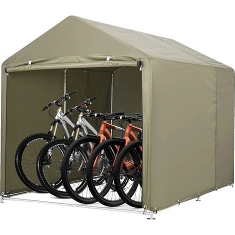 Tente à vélo, tissu imperméable, résistant aux UV, Vert (1/2)