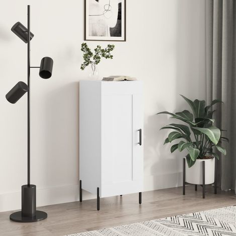 Sideboard White 34.5x34x90 cm Engineered Wood vidaXL (1/5)