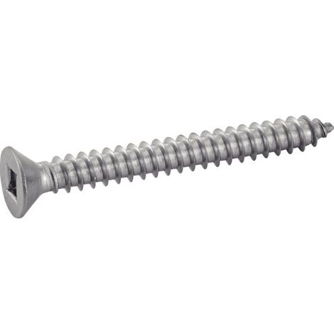 Vis à tôle tête fraisée carrée A2 DIN 7982 4,8X13 boite de 200 - ACTON - 624174,8X13 (1/3)