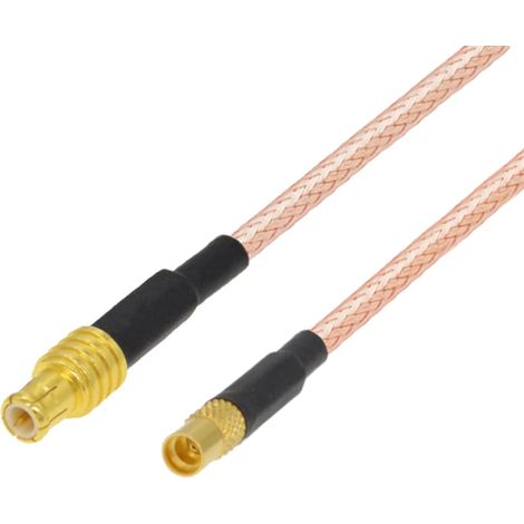 Cavo di collegamento MCX / presa MMCX RG316 da 20 cm