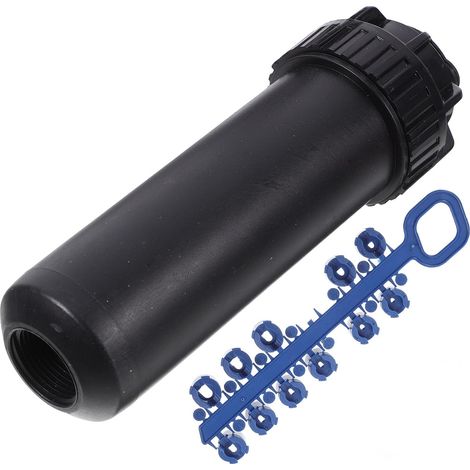 Piquet D'arroseur Multi-usage Noir en Abs, Modèle 6 Pouces Réglage Automatique, Usage Agriculture et Serrage, Format Pratique pour Installation Enterrée (1/5)