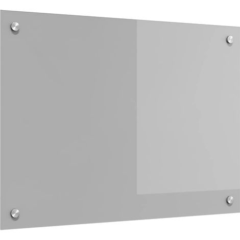 Protection de cuisine Gris clair 70 x 50 x 0,6 cm verre trempé CFW88298 (1/5)