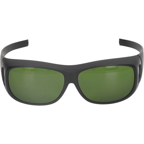 Leichte, kratzfeste Schweißerbrille aus Polycarbonat und Nylon, UV-beständig, für Elektroschweißen, hellgrüne Tönung IR3.0. (1/5)