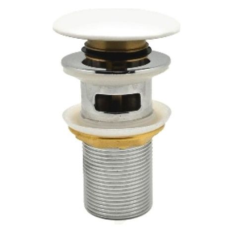 PILETTA CLICK-CLACK LAVABO "FANCY MATT" CON TROPPO PIENO Bianco Opaco