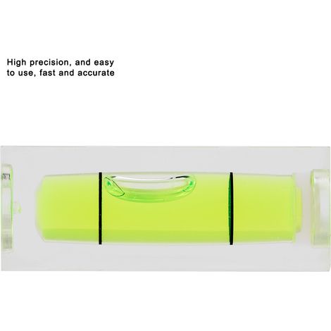 Ej.Life 5 Stücke 15 × 15 × 40 MM Platz Mini Wasserwaage Blase Kleine Ebene Instrument Balance Bubble Small Level (1/5)