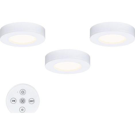 Paulmann LED Unterbauleuchte Batuno weiß Ø 7 cm TW 3er Set (1/3)