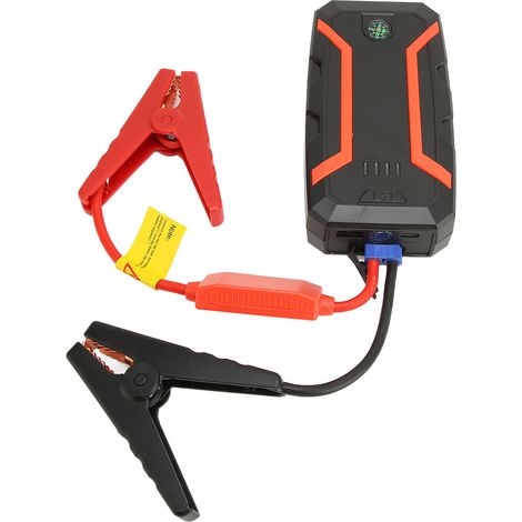 Démarreur de voiture étanche pour camions et véhicules, courant maximal de 1500 A, batterie de 12000 mAh, 3 modes d'éclairage LED, avec boussole et éclairage LED. (1/5)