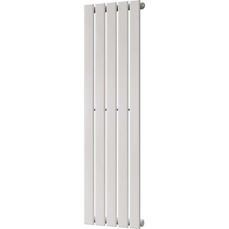 Typhoon - White Vertical Radiator H1200mm x W340mm Single Panel (1/3)