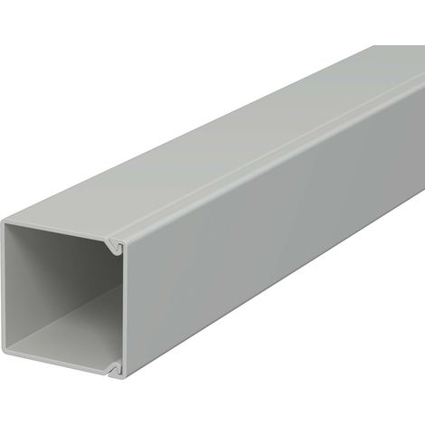 OBO Bettermann Vertr Wand+Deckenkanal m.Obert. 25x25mm,PVC WDK25025GR 2 Stk (1/3)