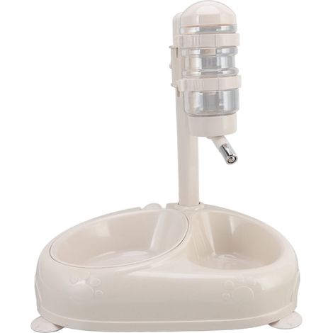 Distributeur d'eau automatique pour animaux de compagnie, gamelle antidérapante à hauteur réglable, distributeur d'eau et de nourriture pour chiots et chats. (1/5)