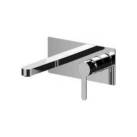 Miscelatore monocomando lavabo ad incasso, completo.(DianFlex) Misura: Cromo