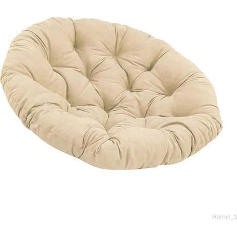 Coussin de siège rond rembourré en forme d\'œuf - COLAXI - Kaki - Intérieur - Elégance - Chic-Ywey (1/5)