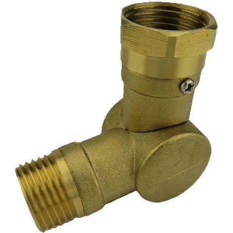 Tuyau d arrosage pivotant adaptateur 180 et 360 degré métal pivotant connecteur réglable Faucet pour irrigation (1/5)
