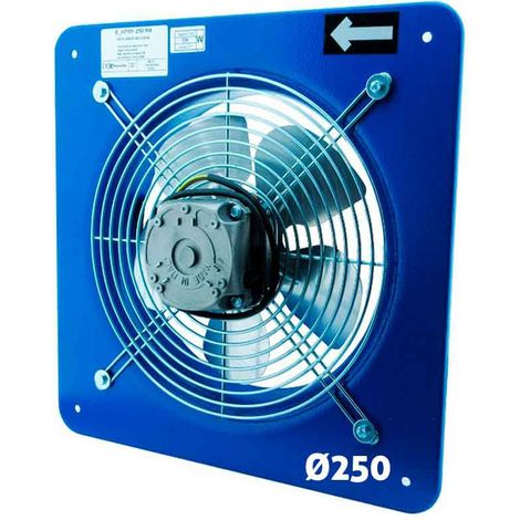 Extractor industrial 250 MUNDOFAN helicoidal de pared 42W