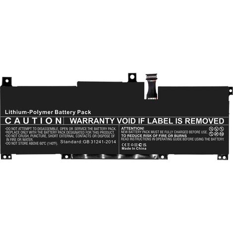Batería de polímero de litio CoreParts de 11,4 V 4400 mAh 50,16 Wh, negra para portátiles MSI, MBXMSI-BA0016