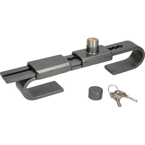 Verrouillage de porte antivol réglable de 220 à 430 mm (38 mm.) Serrure de porte Camion pour conteneurs, semi-remorques