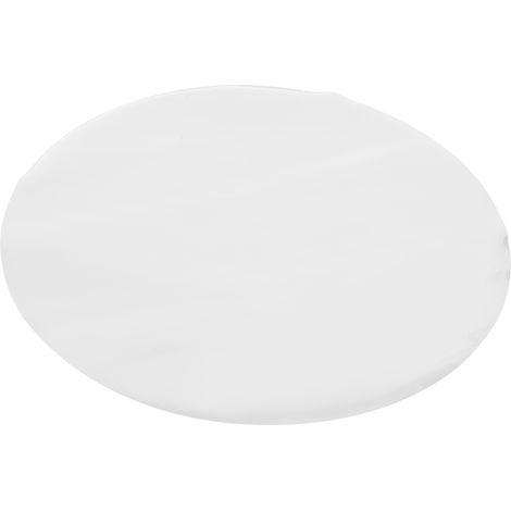 Tapis de sol en PVC noir mat antidérapant transparent, protection de chaise pour bureau à domicile, 6 pièces, surface lisse