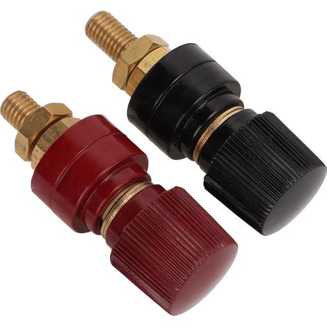 Connecteur Enceinte M10x60mm Laiton Pur Douille Banane Prise Accessoire Test Électronique 220‑380V (1/5)