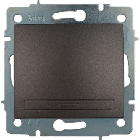 Interrupteur De Croisement Encastré Sans Cadre 10 Ax 250 V Graphite