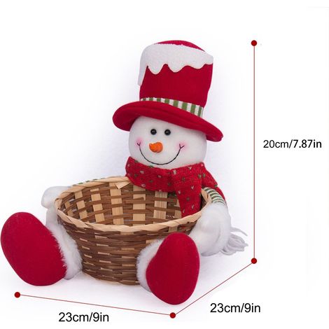 Panier de fruits de Noël, boîte de bonbons pour enfants, panier de bonbons de Noël