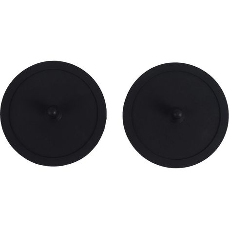 Lot de 2 disques de rinçage à contre-courant en caoutchouc noir pour machines à expressotête d'infusion (1/5)