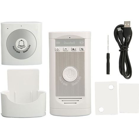Interphone sans fil avec sonnette électronique bidirectionnelle-Online Store (1/5)