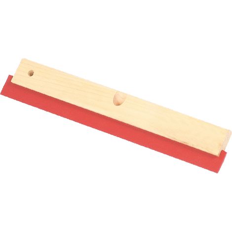 Raclette bois caoutchouc dur – Longueur 44 cm – Monture en bois – Idéale pour sols et ateliers