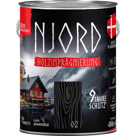 NJORD Holzimpragnierung (02) Polarnacht - 5L (1/5)