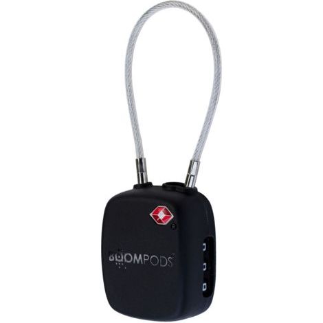 BOOMPODS LOCK cestovný zámok s lokátorom - čierny (1/4)