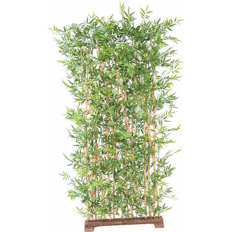 Plante artificielle extérieur coloris vert HAIE UV - 190 x 45 x 90 cm -PEGANE- (1/4)